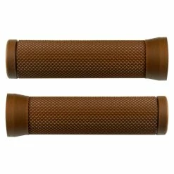 Elastomère Paire De Poignée Vélo Marron 22 Mm 120 Mm Vintage VTT Ville Fixie