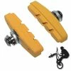 Elastomère Patins De Frein FIXIE BMX 50mm Jaune (paire) 2 Elastomère Patins De Frein FIXIE BMX 50mm Jaune (paire) -Aubaines sur les pièces de vélo patins de frein fixie bmx 50mm jaune paire