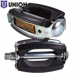 Acier Galvanisé Et Résine Pédales Classique 9/16" Noir UNION SP-689 Acier Résine Vélo Cycle Ville Route