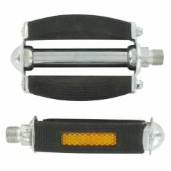 Acier Galvanisé Et Caoutchouc Pédales Cyclomoteur M14 X 125 Noire