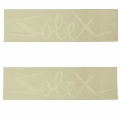 POCHETTE DE 2 AUTOCOLLANTS SOLEX 2200 3300 3800 5000 STICKERS DÉCOR DE CADRE POUTRE BLANC