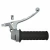 Zamak Et Aluminium Poignée De Gaz Accélérateur 22mm 110mm Noir Gris Poli Cyclo Mobylette Moto (droite)