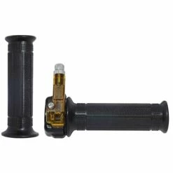 Zamak, Aluminium Et Plastique Poignée De Gaz Accélérateur Type Mini Targa 22mm 120mm Noir Cyclo Mobylette Moto