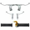 Zamak, Aluminium Et Plastique Poignée Mini Targa Chromé Kit Complet Avec Leviers Gauche Droite Frein Gaz Décompresseur 22mm 110mm Cyclo Mobylette Moto -Aubaines sur les pièces de vélo poignee mini targa chrome kit complet avec leviers gauche droite frein gaz decompresseur 22mm 110mm cyclo mobylette moto