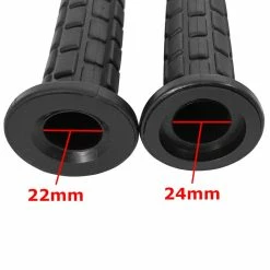 Tpe Souple Poignée Revêtement 22mm 24mm 130mm Noir Cyclo Mobylette MBK PGT Moto (paire) -Aubaines sur les pièces de vélo poignee revetement 22mm 24mm 130mm noir cyclo mobylette mbk pgt moto paire 2