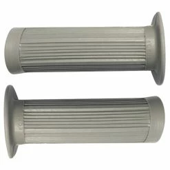 Plastique Poignée Revêtement Gris Type MAGURA 22mm 24mm 100mm Cyclo Mobylette Moto (paire)