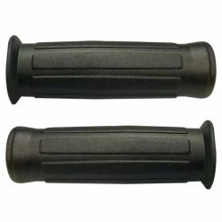 Plastique Poignée Revêtement Type CLB 22mm 24mm 110mm Noir Cyclo Mobylette Moto (paire)