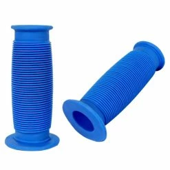Elastomère Poignée Vélo Enfant Bleu 90mm Draisienne Tricycle Trottinette