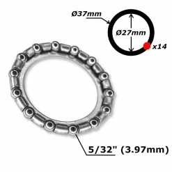 Acier Galvanisé Roulement Cage à Billes 27mm 37mm 14 Billes 5/32" Direction Vélo Cycle Ville Route Vtt 7 Acier Galvanisé Roulement Cage à Billes 27mm 37mm 14 Billes 5/32" Direction Vélo Cycle Ville Route Vtt -Aubaines sur les pièces de vélo roulement cage a billes 27mm 37mm 14 billes 532 direction velo cycle ville route vtt 2