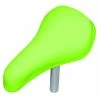 Plastique PP + Acier + Mousse Haute Densité ; Selle Vélo Bmx Enfant Jaune Fluo Confort Avec Tige 22mm Draisienne Femme Visibilité
