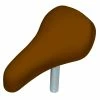 Plastique PP + Acier + Mousse Haute Densité ; Selle Vélo Bmx Enfant Marron Confort Avec Tige 22mm Draisienne Universelle Femme -Aubaines sur les pièces de vélo selle velo bmx enfant marron confort avec tige 22mm draisienne universelle femme