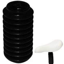 Polyéthylène SOUFFLET NOIR TIGE DE SELLE VELO ENFANT Ø25MM 80MM DRAISIENNE TRICYCLE GARÇON