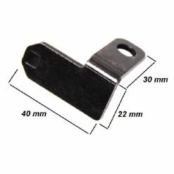 Acier Inoxydable Support Coudé Pour Dynamo Et Réflecteur 40x30