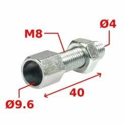 Acier Galvanisé Vis Creuse M8 De Réglage Poignée