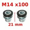 Acier Inoxydable Vis De Serrage Manivelle M14x100 2 Acier Inoxydable Vis De Serrage Manivelle M14x100 -Aubaines sur les pièces de vélo vis de serrage manivelle m14x100